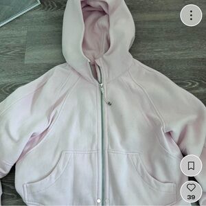 Light Pink Zip-Up Hoodie
